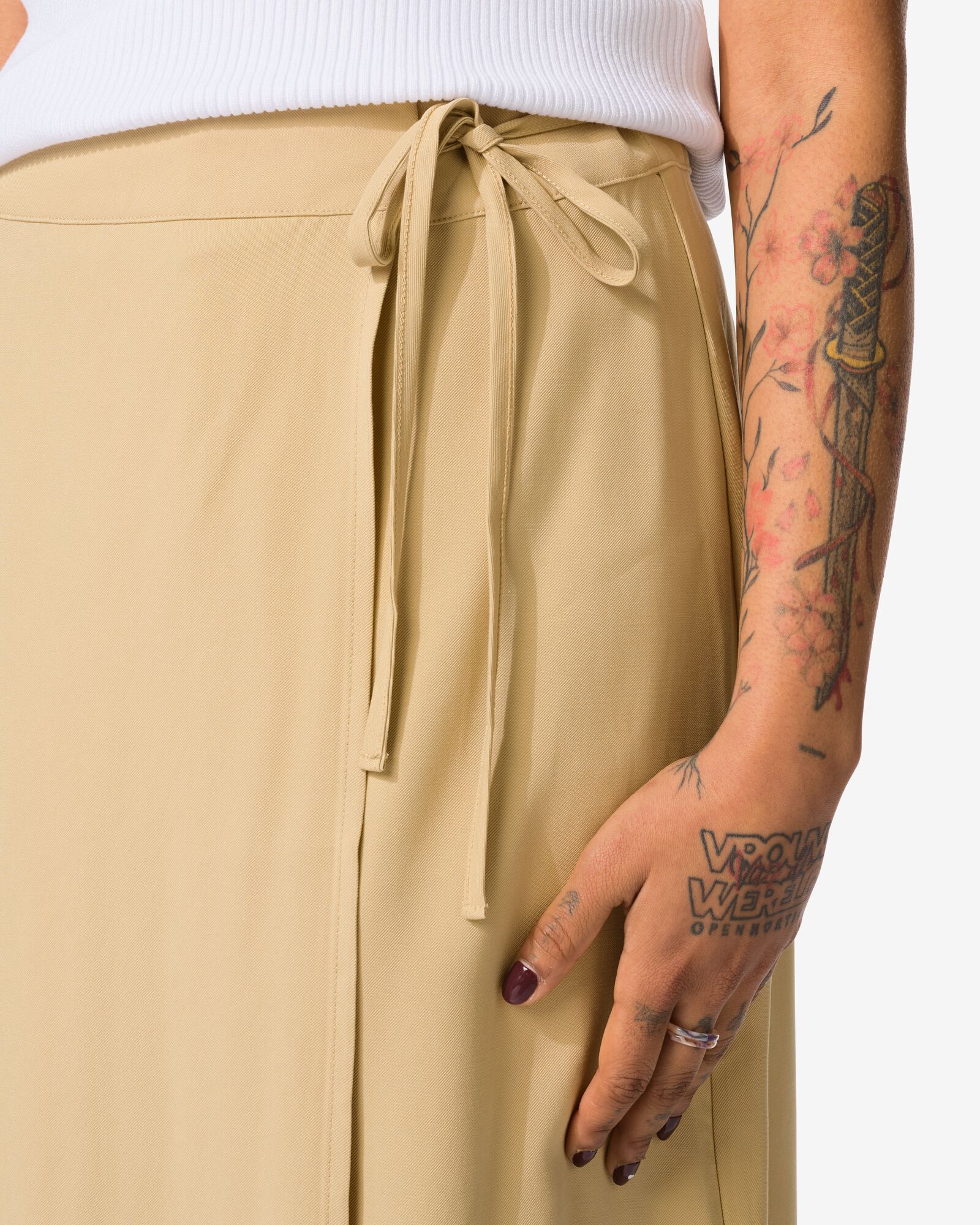 Damen-Wickelrock Sarie beige - 36239535BEIGE - HEMA